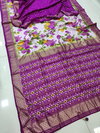 Anushram By Girnar Flower Print Fancy Saree Wholesale Suppliers In Mumbai